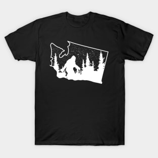 Washington Bigfoot State T-Shirt